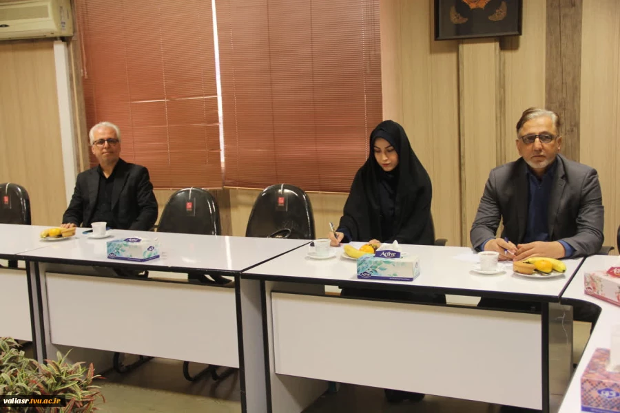 بازدید دکتر مهدی دهمرده معاون پژوهش فناوری و نوآوری و اقتصاد دانش بنیان شورای عالی انقلاب فرهنگی به همراه دکتر مهرداد احمدی ، معاون پژوهش و فناوری دانشگاه ملی مهارت از دانشکده ولی عصر(عج) 6