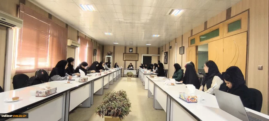 برگزاری مراسم تقدیر از دانشجویان فعال بسیج، هیئت دانشجویی بنات النور، فرهنگی و مشاوره در دانشکده ولی عصر(عج) 8