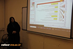 سمینار "بررسی جایگاه اثر هنرمند و مخاطب در آثار" در دانشکده ولی عصر(عج) برگزار شد. 3