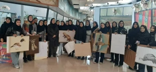 بازدید دانشجویان رشته گرافیک دانشکده ولی عصر(عج) از موزه تنوع زیستی پردیسان 2