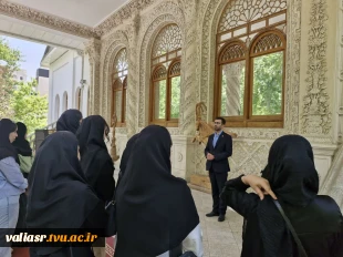 بازدید دانشجویان رشته گرافیک دانشکده ولی عصر(عج) از "موزه سینما" واقع در مجموعه تاریخی باغ فردوس تهران 3