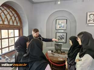 بازدید دانشجویان رشته گرافیک دانشکده ولی عصر(عج) از "موزه سینما" واقع در مجموعه تاریخی باغ فردوس تهران 4