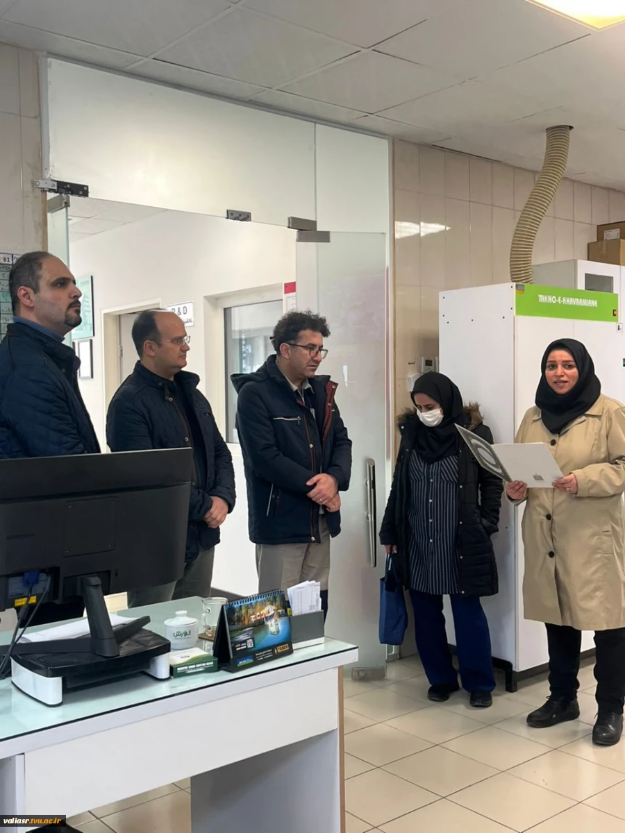 بازدید دانشجویان رشته صنایع غذایی دانشکده ولی عصر(عج) از کارخانه صنایع غذایی کوروش – کارخانه روغن اویلا 3