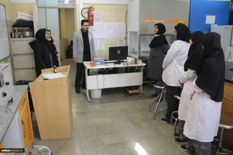 بازدید هیأت نظارت، ارزیابی و تضمین کیفیت دانشگاه ملی مهارت استان تهران از دانشکده ولی عصر(عج) 2