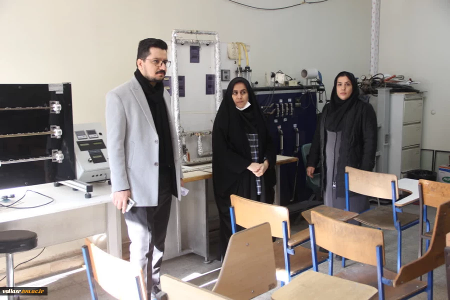 بازدید هیأت نظارت، ارزیابی و تضمین کیفیت دانشگاه ملی مهارت استان تهران از دانشکده ولی عصر(عج) 12