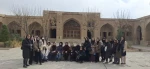 بازدید دانشجویان رشته معماری دانشکده ولی عصر(عج) از کاروانسرای حاج کمال 2