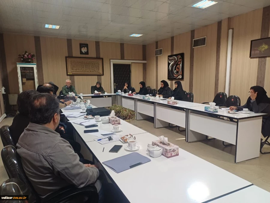 برگزاری نشست کمیته منتخب آموزشی و پژوهشی دانشکده ملی مهارت ولی عصر(عج) 2