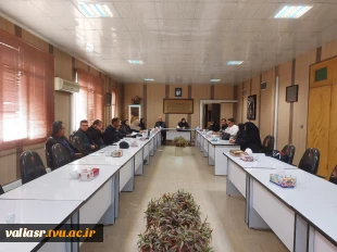 برگزاری جلسه هماهنگی امتحانات مجازی در دانشکده ولی عصر(عج) 3