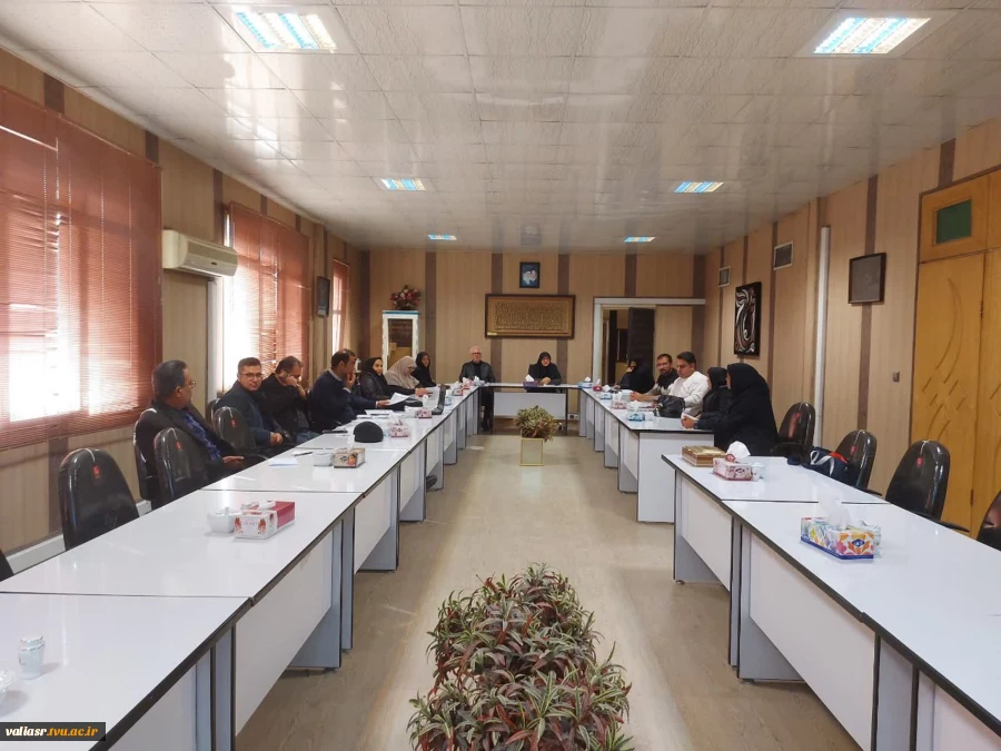 برگزاری جلسه هماهنگی امتحانات مجازی در دانشکده ولی عصر(عج) 3
