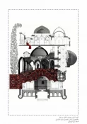 برگزاری نمایشگاه "بازخوانی تاریخ از طریق بازطراحی یک بنای قدیمی" توسط دانشجویان رشته معماری دانشکده ولی عصر(عج) 3
