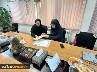 انعقاد تفاهم نامه مشترک بین دانشکده ملی مهارت ولی عصر(عج) و شبکه بهداشت شهرری 7