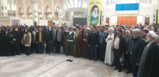 تجدید میثاق دانشگاهیان دانشکده ولی عصر (عج) با آرمان‌های امام خمینی (ره) و مقام معظم رهبری (مدظله‌العالی) 6