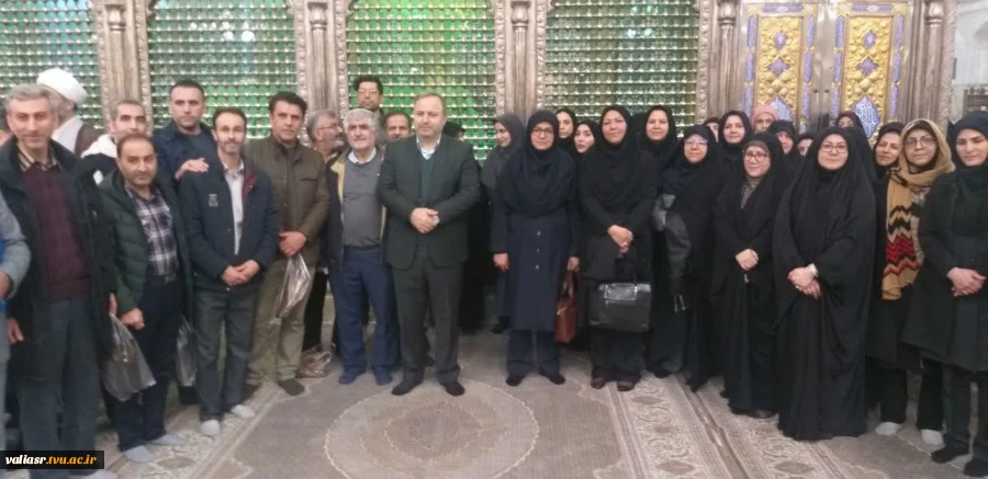 تجدید میثاق دانشگاهیان دانشکده ولی عصر (عج) با آرمان‌های امام خمینی (ره) و مقام معظم رهبری (مدظله‌العالی) 7