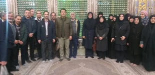 تجدید میثاق دانشگاهیان دانشکده ولی عصر (عج) با آرمان‌های امام خمینی (ره) و مقام معظم رهبری (مدظله‌العالی) 8