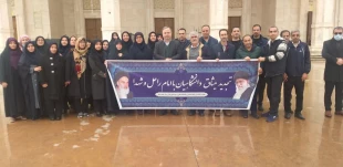 تجدید میثاق دانشگاهیان دانشکده ولی عصر (عج) با آرمان‌های امام خمینی (ره) و مقام معظم رهبری (مدظله‌العالی) 13