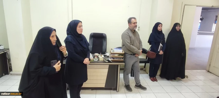 بازید رئیس مرکز نظارت، ارزیابی و تضمین کیفیت از دانشکده ولی عصر(عج) 7