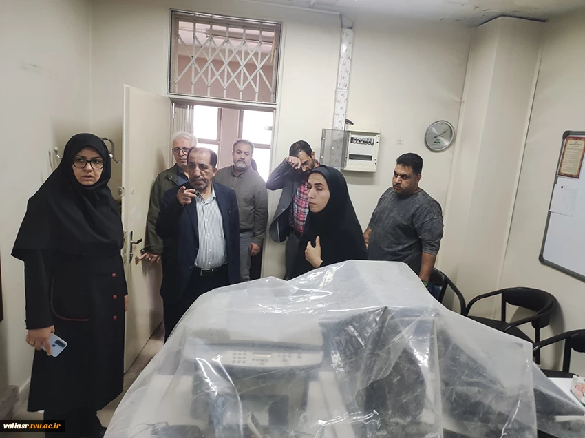 بازید رئیس مرکز نظارت، ارزیابی و تضمین کیفیت از دانشکده ولی عصر(عج) 3