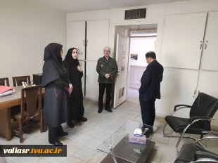 بازید رئیس مرکز نظارت، ارزیابی و تضمین کیفیت از دانشکده ولی عصر(عج) 3