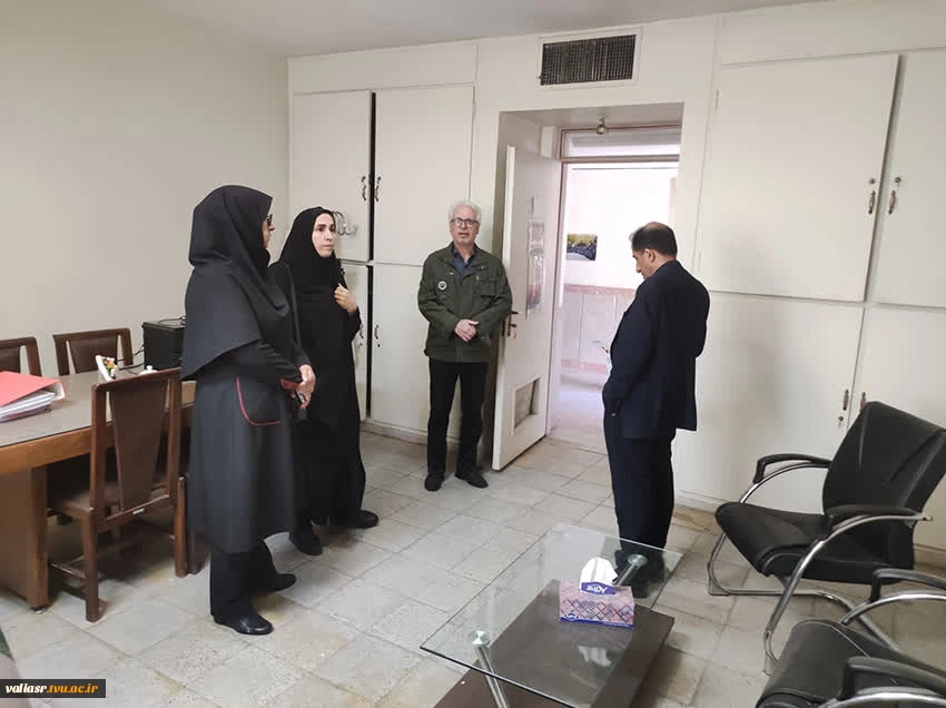 بازید رئیس مرکز نظارت، ارزیابی و تضمین کیفیت از دانشکده ولی عصر(عج) 3
