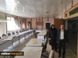 بازید رئیس مرکز نظارت، ارزیابی و تضمین کیفیت از دانشکده ولی عصر(عج) 4
