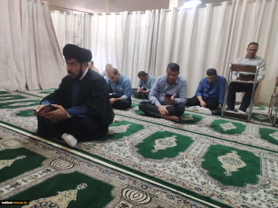 برگزاری مراسم پرفیض دعای عرفه در دانشکده ملی مهارت ولی عصر(عج) 5