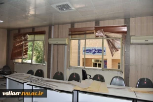 بازدید رئیس دانشگاه ملی مهارت و مدیران ستادی از فضاهای آسیب‌دیده جنگ سوم تحمیلی دانشکده ملی مهارت ولی عصر(عج) 8