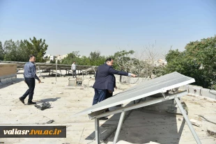 بازدید رئیس دانشگاه ملی مهارت و مدیران ستادی از فضاهای آسیب‌دیده جنگ سوم تحمیلی دانشکده ملی مهارت ولی عصر(عج) 9