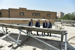 بازدید رئیس دانشگاه ملی مهارت و مدیران ستادی از فضاهای آسیب‌دیده جنگ سوم تحمیلی دانشکده ملی مهارت ولی عصر(عج) 10