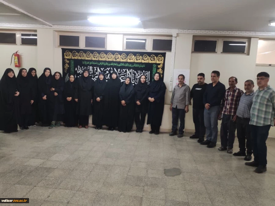 آئین سیاهپوشی استقبال از ماه محرم در دانشکده ملی مهارت ولی عصر(عج) برگزار شد. 2