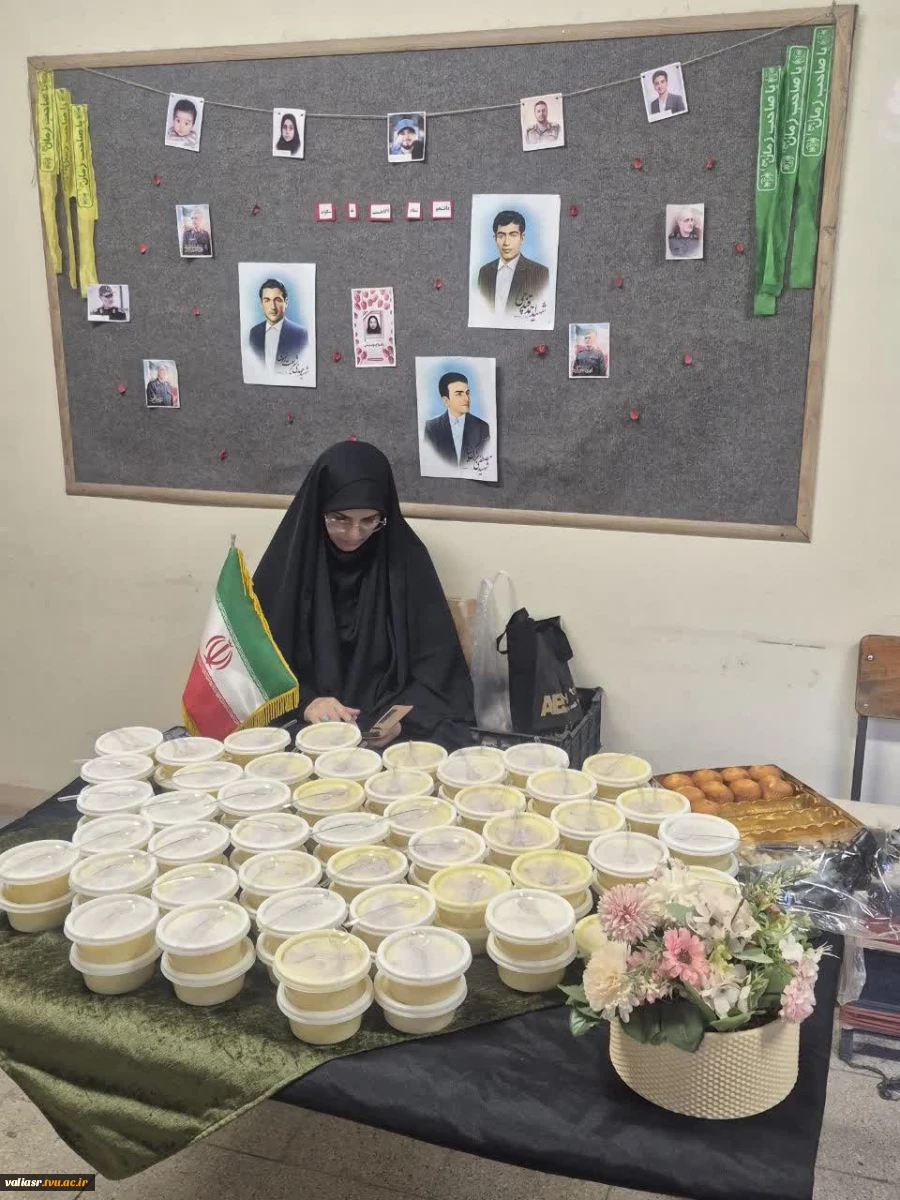 برگزاری مراسم گرامیداشت اولین سالگرد شهادت فرماندهان شهید و شهدای اقتدار ایران و دانشجوی شهیده دانشکده زهرا چوبینی در جنگ تحمیلی ۱۲ روزه 6