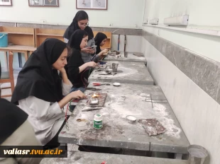 برگزاری کلاسهای عملی رشته طلا و جواهر در دانشکده ملی مهارت ولی عصر (عج) 2