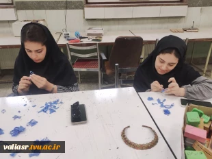 برگزاری کلاسهای عملی رشته طلا و جواهر در دانشکده ملی مهارت ولی عصر (عج) 6