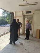 بازدید رئیس دانشکده ولی عصر(عج) از روند فعالیت های عمرانی دانشکده 2