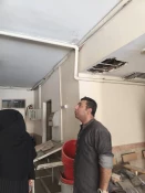 بازدید رئیس دانشکده ولی عصر(عج) از روند فعالیت های عمرانی دانشکده 5