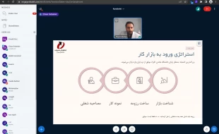 وبینار "فرصت های ورود به بازار کار و کارآفرینی برای دانشجویان" در دانشکده ولی عصر(عج) برگزار شد 4