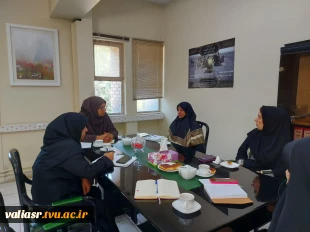 جلسه هم‌اندیشی انجمن‌ علمی طلا و جواهر  و صنایع دستی با کانون همیاران سلامت دانشکده ولی عصر(عج) 3