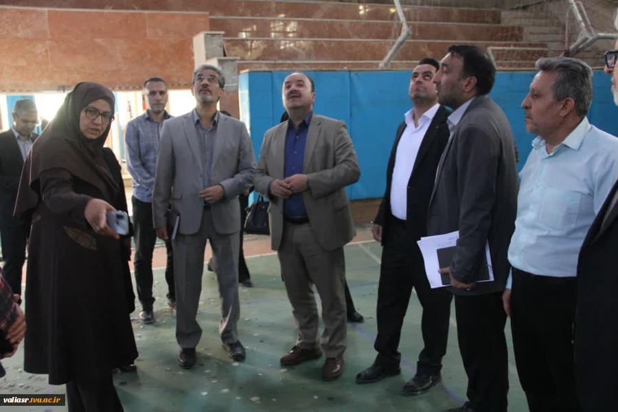 بازدید معاونین آموزشی و پژوهشی دانشگاه ملی مهارت از روند بازسازی دانشکده ملی مهارت دختران ولی عصر (عج) 14