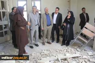 بازدید معاونین آموزشی و پژوهشی دانشگاه ملی مهارت از روند بازسازی دانشکده ملی مهارت دختران ولی عصر (عج) 17