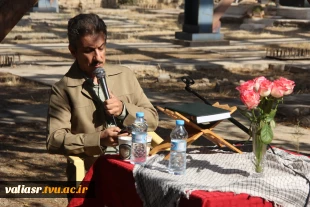 برگزاری مراسم تجدید میثاق دانشگاهیان دانشکده ولی عصر (عج) با آرمان‌های امام راحل و قائد شهید امت و شهدای خوشنام دانشکده 8