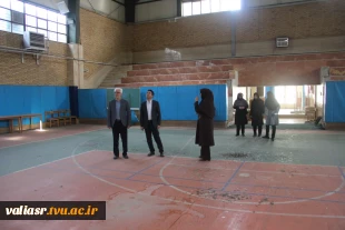 بازدید سرپرست دانشگاه ملی مهارت واحد استانی تهران از روند بازسازی دانشکده ملی مهارت دختران ولی عصر (عج) 2