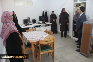 بازدید سرپرست دانشگاه ملی مهارت واحد استانی تهران از دانشکده دختران ولی‌عصر(عج) در شروع سال تحصیلی 2