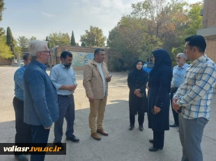 بازدید شهردار ناحیه 3 منطقه 15 تهران بزرگ از  دانشکده ملی مهارت ولی عصر(عج) 2