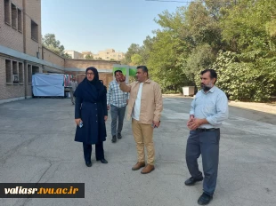 بازدید شهردار ناحیه 3 منطقه 15 تهران بزرگ از  دانشکده ملی مهارت ولی عصر(عج) 3