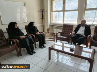 بازدید مدیر کل اداره کل امور دانشجویی دانشگاه ملی مهارت از دانشکده ولی عصر(عج) 2